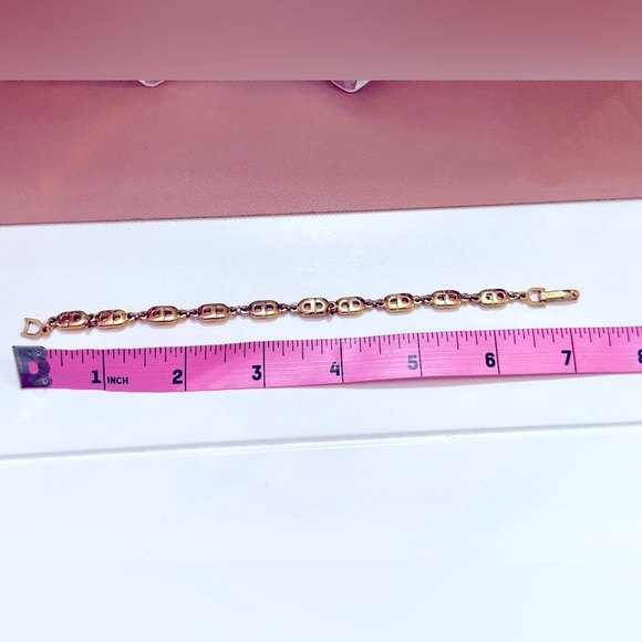 Dior Gold CD Logo Bracelet - Picture 6 of 6